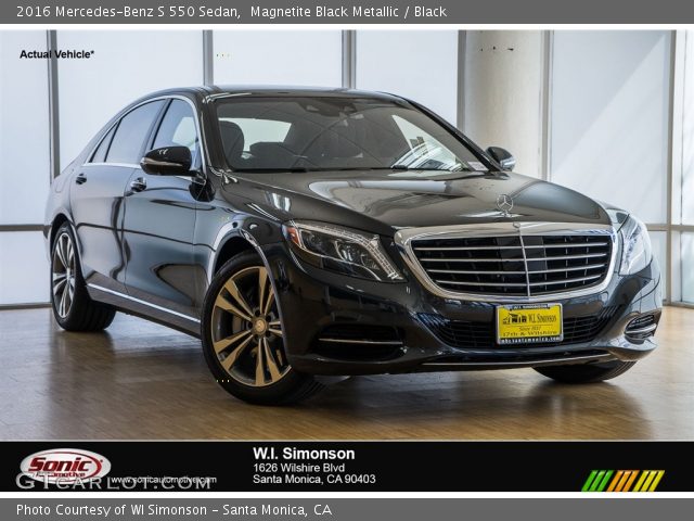 2016 Mercedes-Benz S 550 Sedan in Magnetite Black Metallic