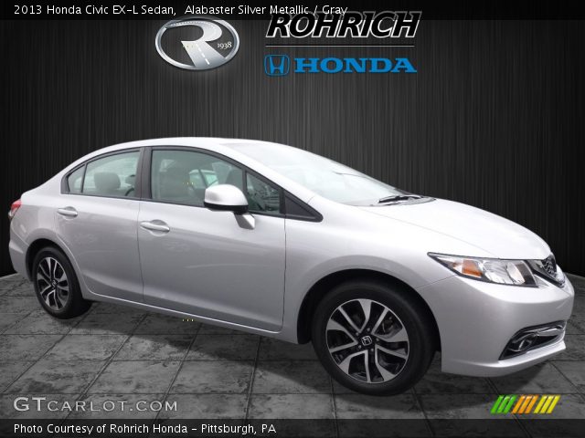 2013 Honda Civic EX-L Sedan in Alabaster Silver Metallic