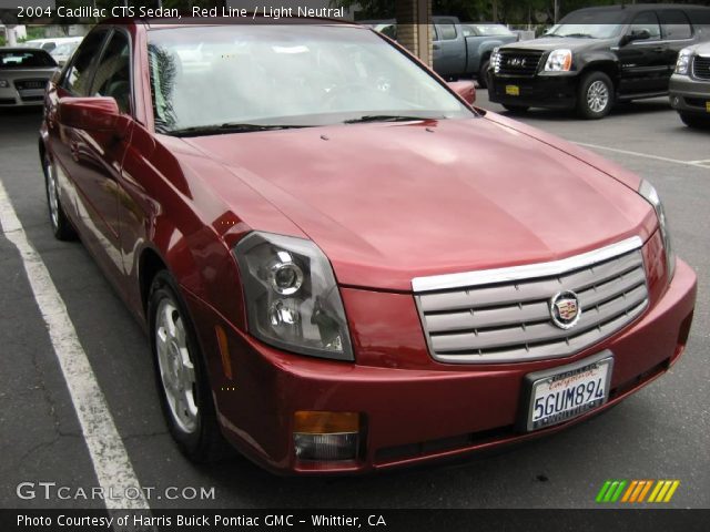 2004 Cadillac CTS Sedan in Red Line