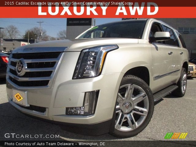 2015 Cadillac Escalade Luxury 4WD in Silver Coast Metallic