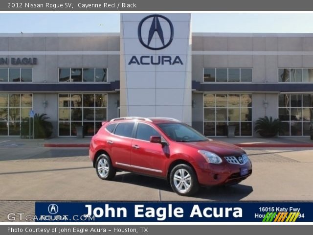 2012 Nissan Rogue SV in Cayenne Red