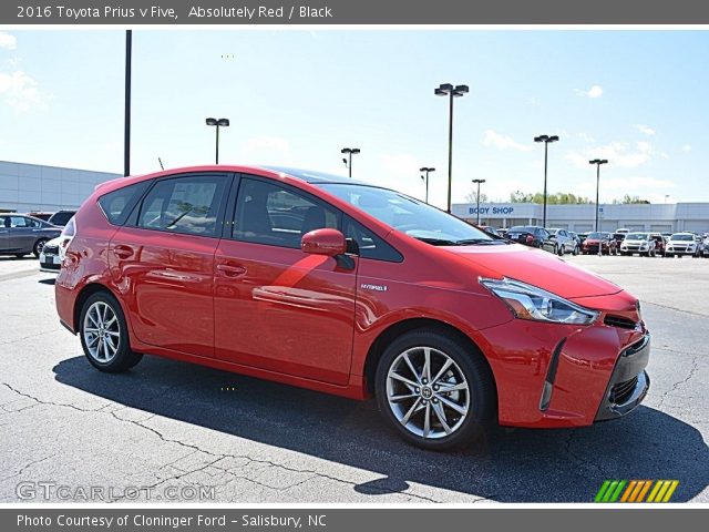 2016 Toyota Prius v Five in Absolutely Red