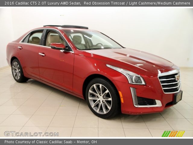 2016 Cadillac CTS 2.0T Luxury AWD Sedan in Red Obsession Tintcoat