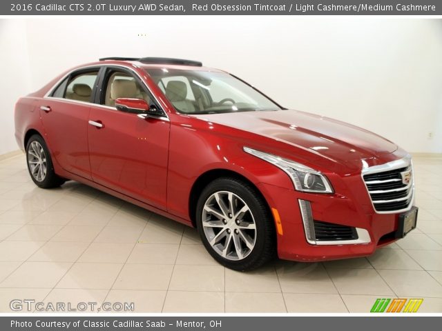 2016 Cadillac CTS 2.0T Luxury AWD Sedan in Red Obsession Tintcoat