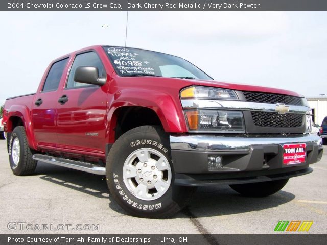 2004 Chevrolet Colorado LS Crew Cab in Dark Cherry Red Metallic