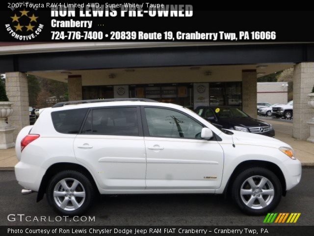 2007 Toyota RAV4 Limited 4WD in Super White