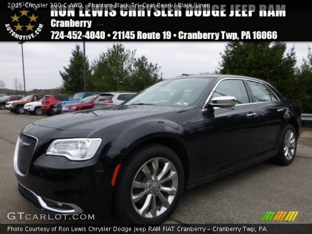 2015 Chrysler 300 C AWD in Phantom Black Tri-Coat Pearl