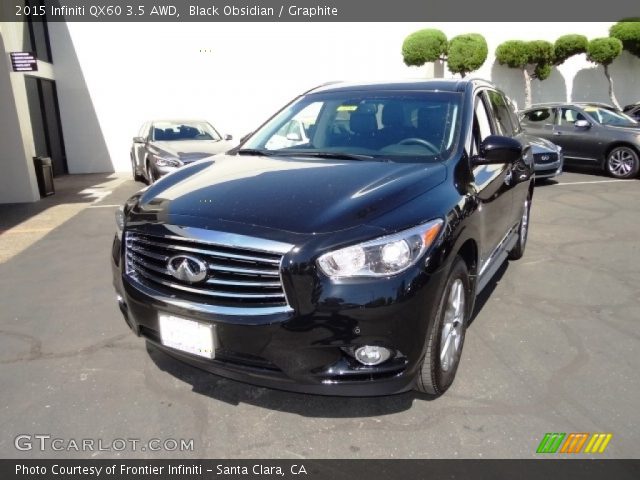 2015 Infiniti QX60 3.5 AWD in Black Obsidian