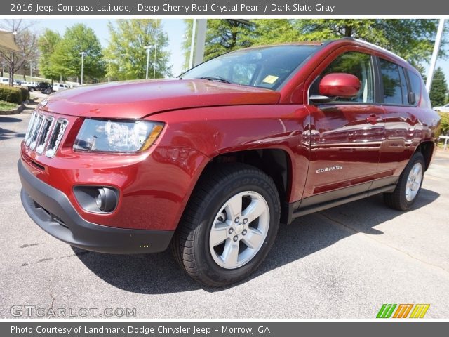 2016 Jeep Compass Latitude in Deep Cherry Red Crystal Pearl
