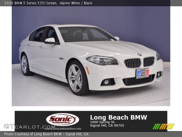 2016 BMW 5 Series 535i Sedan in Alpine White