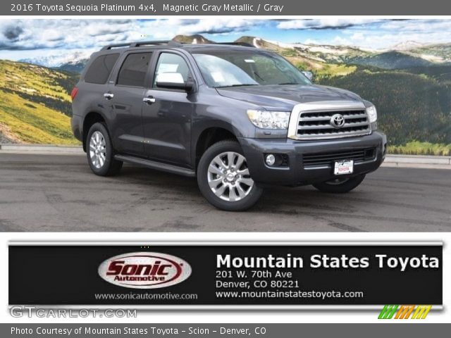 2016 Toyota Sequoia Platinum 4x4 in Magnetic Gray Metallic