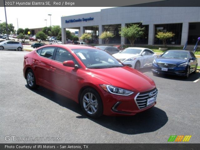 2017 Hyundai Elantra SE in Red
