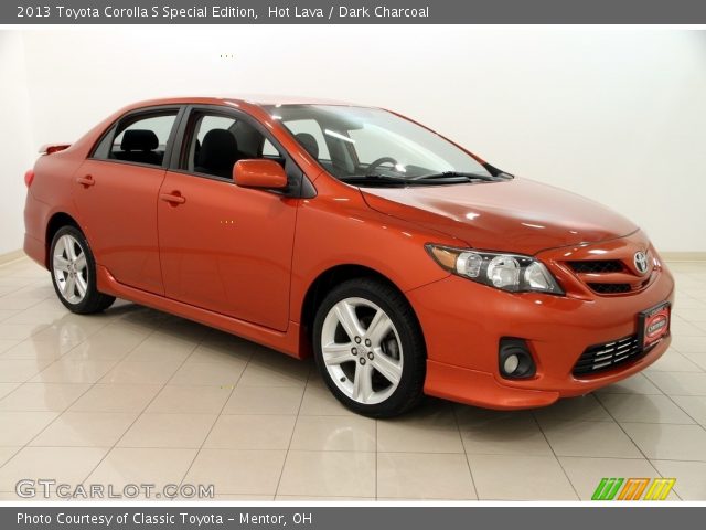 2013 Toyota Corolla S Special Edition in Hot Lava