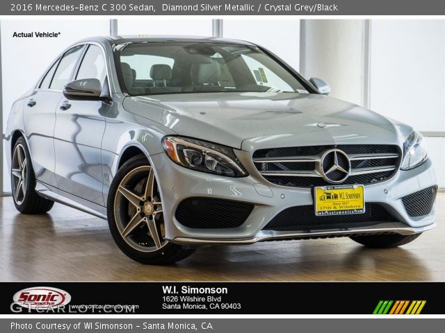 2016 Mercedes-Benz C 300 Sedan in Diamond Silver Metallic