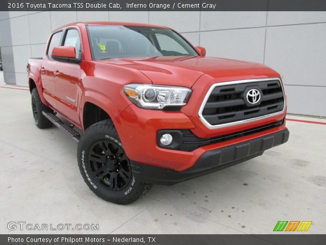 2016 Toyota Tacoma TSS Double Cab in Inferno Orange