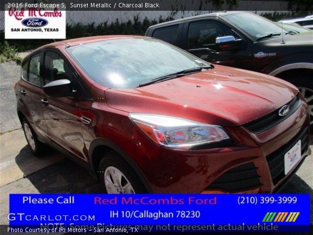 2016 Ford Escape S in Sunset Metallic