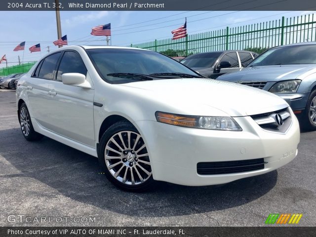 2004 Acura TL 3.2 in White Diamond Pearl