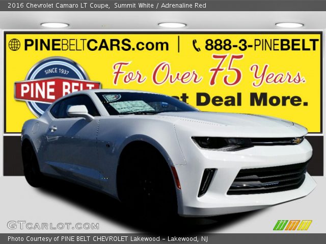 2016 Chevrolet Camaro LT Coupe in Summit White