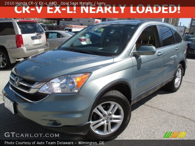 2010 Honda CR-V EX-L AWD in Opal Sage Metallic