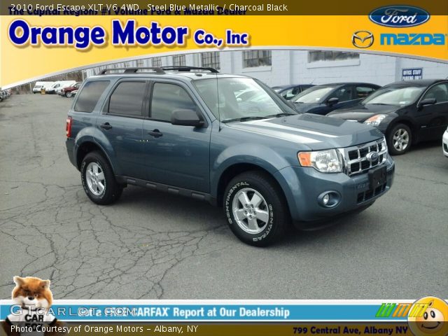2010 Ford Escape XLT V6 4WD in Steel Blue Metallic