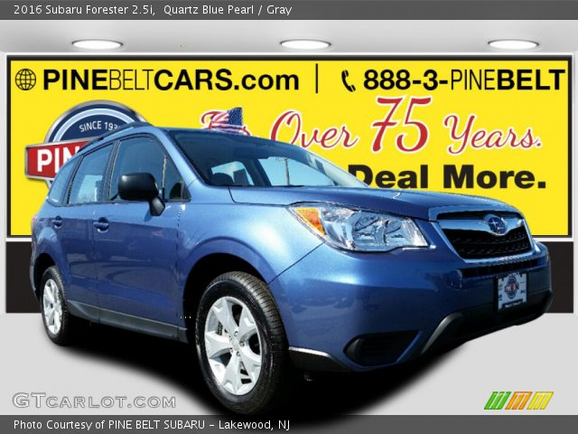 2016 Subaru Forester 2.5i in Quartz Blue Pearl