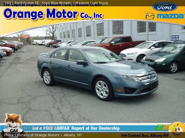 2011 Ford Fusion SE in Steel Blue Metallic