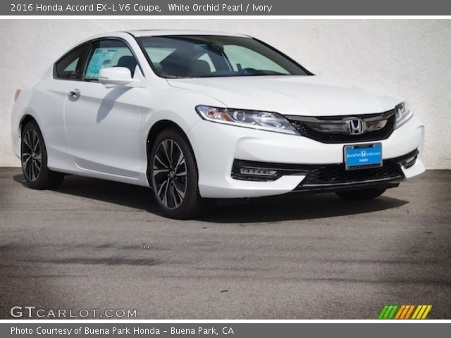 2016 Honda Accord EX-L V6 Coupe in White Orchid Pearl