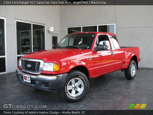 2004 Ford Ranger XLT SuperCab Flare Side 4x4 in Bright Red