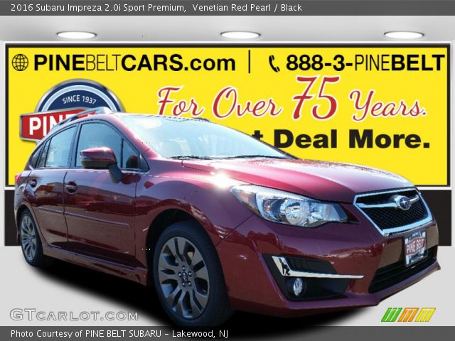 2016 Subaru Impreza 2.0i Sport Premium in Venetian Red Pearl