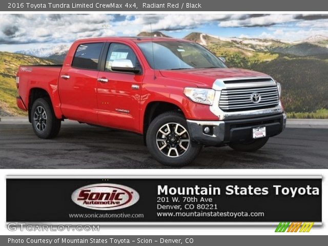 2016 Toyota Tundra Limited CrewMax 4x4 in Radiant Red