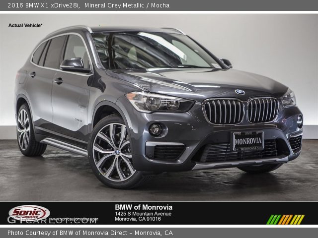 2016 BMW X1 xDrive28i in Mineral Grey Metallic