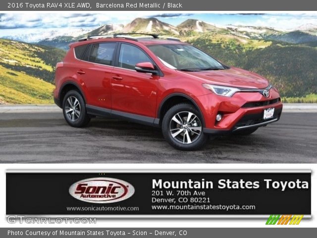 2016 Toyota RAV4 XLE AWD in Barcelona Red Metallic