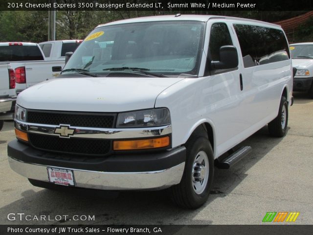2014 Chevrolet Express 3500 Passenger Extended LT in Summit White