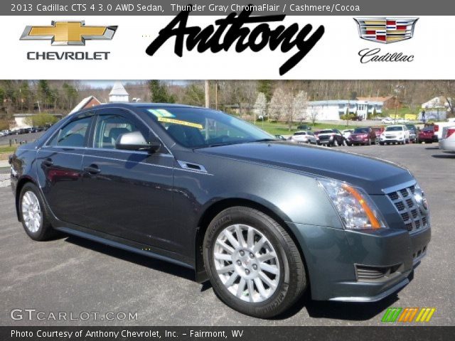 2013 Cadillac CTS 4 3.0 AWD Sedan in Thunder Gray ChromaFlair