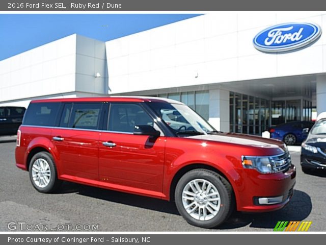 2016 Ford Flex SEL in Ruby Red