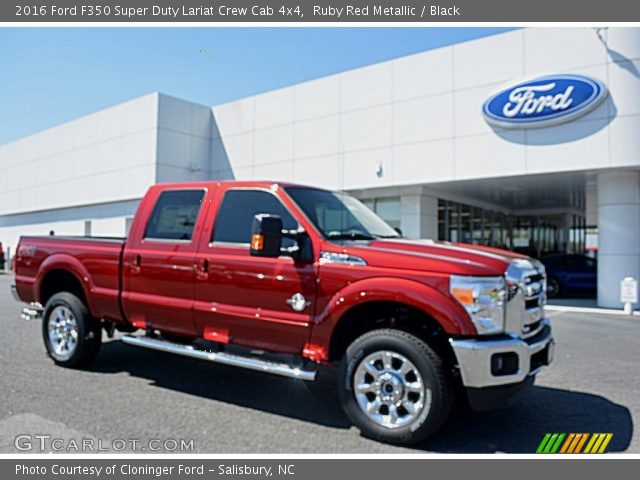 2016 Ford F350 Super Duty Lariat Crew Cab 4x4 in Ruby Red Metallic