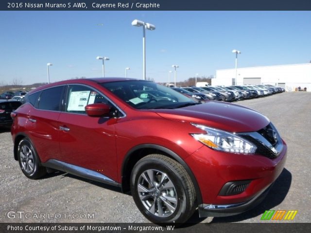 2016 Nissan Murano S AWD in Cayenne Red