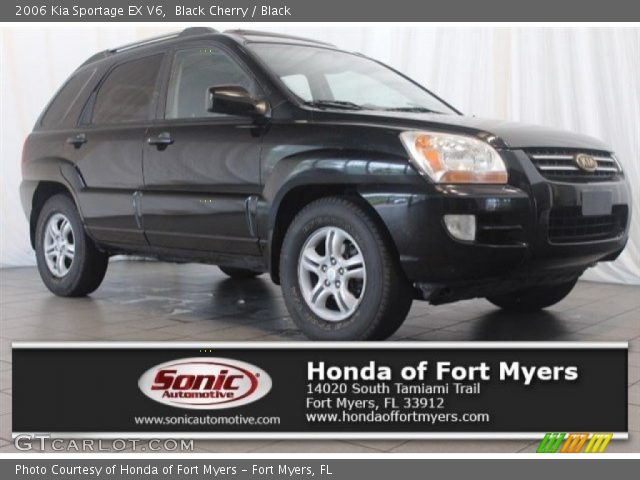 2006 Kia Sportage EX V6 in Black Cherry