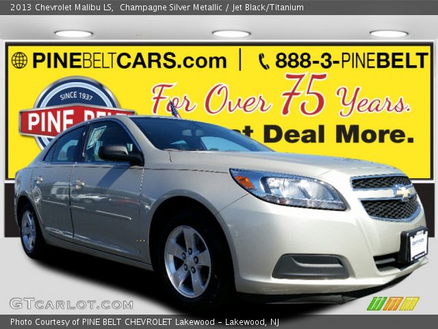 2013 Chevrolet Malibu LS in Champagne Silver Metallic