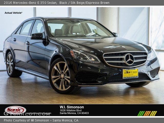 2016 Mercedes-Benz E 350 Sedan in Black