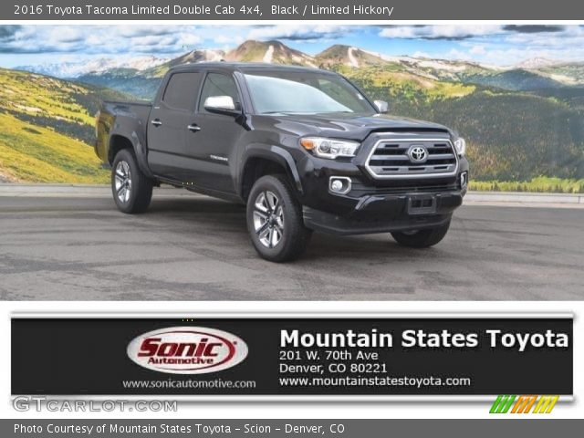 2016 Toyota Tacoma Limited Double Cab 4x4 in Black
