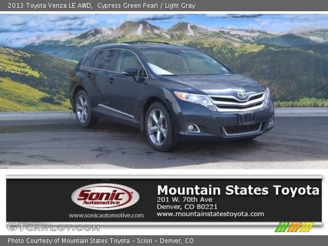 2013 Toyota Venza LE AWD in Cypress Green Pearl