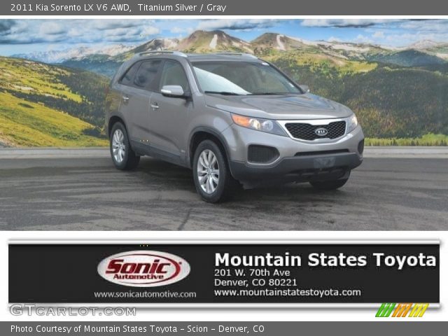 2011 Kia Sorento LX V6 AWD in Titanium Silver
