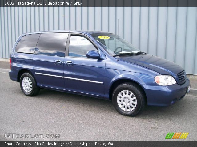 2003 Kia Sedona LX in Blue Sapphire