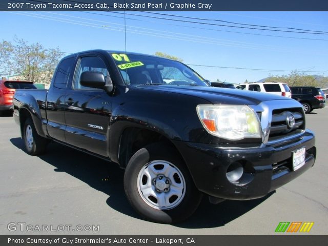 2007 Toyota Tacoma Access Cab in Black Sand Pearl