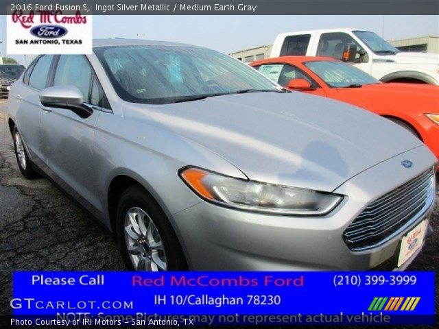 2016 Ford Fusion S in Ingot Silver Metallic