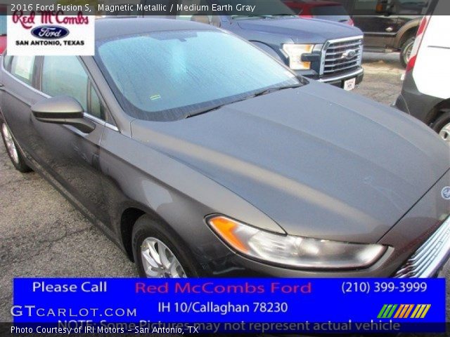 2016 Ford Fusion S in Magnetic Metallic