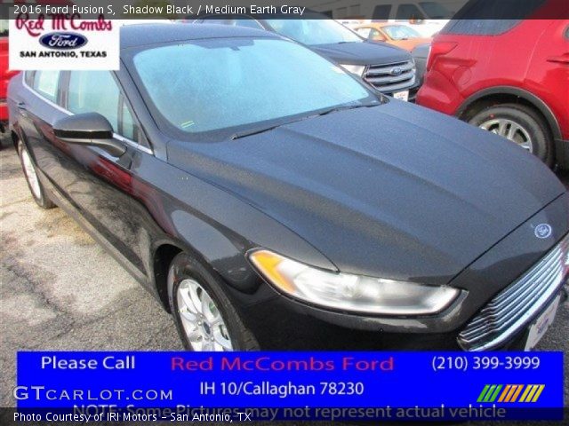 2016 Ford Fusion S in Shadow Black