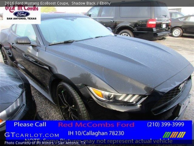 2016 Ford Mustang EcoBoost Coupe in Shadow Black