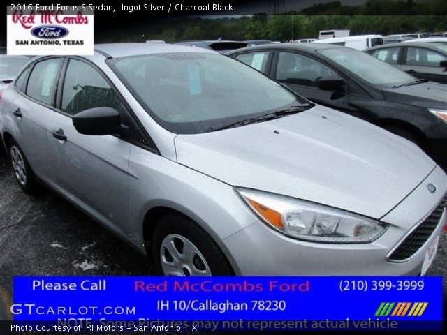 2016 Ford Focus S Sedan in Ingot Silver
